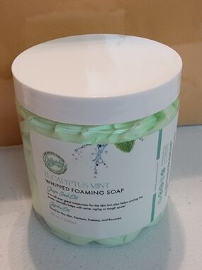 Eucalyptus Mint Whipped Foaming Soap - Mint Green
